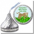 Leopard - Hershey Kiss Baby Shower Sticker Labels thumbnail