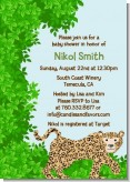 Leopard - Baby Shower Invitations