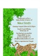 Leopard - Baby Shower Petite Invitations thumbnail