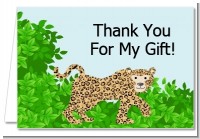 Leopard - Baby Shower Thank You Cards