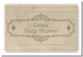Library Card - Baby Shower Landscape Sticker/Labels