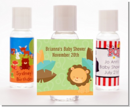 Lion | Leo Horoscope - Personalized Baby Shower Hand Sanitizers Favors