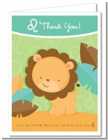 Lion | Leo Horoscope - Baby Shower Thank You Cards