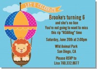 Lion - Birthday Party Invitations