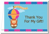 Lion - Birthday Party Thank You Cards