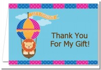 Lion - Birthday Party Thank You Cards