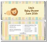 Lion - Personalized Baby Shower Candy Bar Wrappers