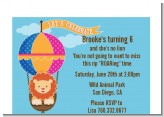 Lion - Birthday Party Petite Invitations