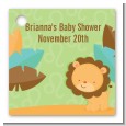 Lion | Leo Horoscope - Personalized Baby Shower Card Stock Favor Tags thumbnail