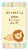 Lion - Custom Rectangle Baby Shower Sticker/Labels
