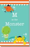 Little Monster - Personalized Baby Shower Nursery Wall Art