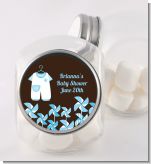 Little Boy Outfit - Personalized Baby Shower Candy Jar