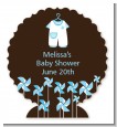 Little Boy Outfit - Personalized Baby Shower Centerpiece Stand thumbnail