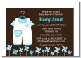 Little Boy Outfit - Baby Shower Petite Invitations thumbnail