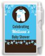 Little Boy Outfit - Baby Shower Personalized Notebook Favor thumbnail
