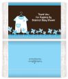 Little Boy Outfit - Personalized Popcorn Wrapper Baby Shower Favors thumbnail
