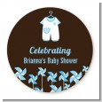Little Boy Outfit - Personalized Baby Shower Table Confetti thumbnail