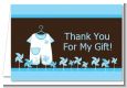 Little Boy Outfit - Baby Shower Thank You Cards thumbnail