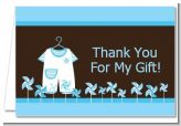 Little Boy Outfit - Baby Shower Thank You Cards