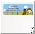 Little Cowboy - Birthday Party Return Address Labels thumbnail