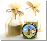 Little Cowboy - Baby Shower Gold Tin Candle Favors