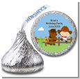 Little Cowboy - Hershey Kiss Baby Shower Sticker Labels thumbnail