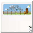 Little Cowboy Horse - Birthday Party Return Address Labels thumbnail