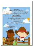 Little Cowboy - Baby Shower Petite Invitations