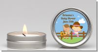 Little Cowgirl - Baby Shower Candle Favors
