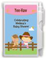 Little Cowgirl - Baby Shower Personalized Notebook Favor thumbnail
