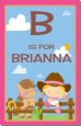 Little Cowgirl - Personalized Baby Shower Nursery Wall Art thumbnail
