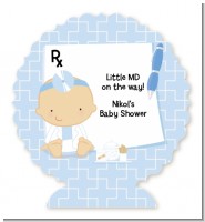 Little Doctor On The Way - Personalized Baby Shower Centerpiece Stand