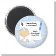 Little Doctor On The Way - Personalized Baby Shower Magnet Favors thumbnail