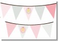 It's A Girl Chevron Asian - Baby Shower Themed Pennant Set thumbnail