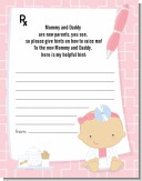 Little Girl Doctor On The Way - Baby Shower Notes of Advice