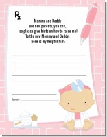 Little Girl Doctor On The Way - Baby Shower Notes of Advice