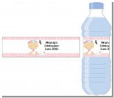 Little Girl Doctor On The Way - Personalized Baby Shower Water Bottle Labels