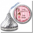 Little Girl - Hershey Kiss Valentines Day Sticker Labels thumbnail