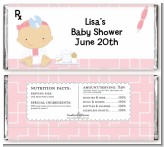 Little Girl Doctor On The Way - Personalized Baby Shower Candy Bar Wrappers