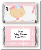 Little Girl Doctor On The Way - Personalized Baby Shower Mini Candy Bar Wrappers