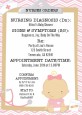 Little Girl Nurse On The Way - Baby Shower Invitations thumbnail