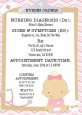 Little Girl Nurse On The Way - Baby Shower Invitations thumbnail