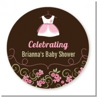 Little Girl Outfit - Personalized Baby Shower Table Confetti