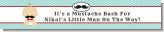 Little Man Mustache - Personalized Baby Shower Banners Little Man Mustache - Personalized Baby Shower Banners
