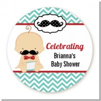 Little Man Mustache - Personalized Baby Shower Table Confetti