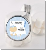 Little Doctor On The Way - Personalized Baby Shower Candy Jar