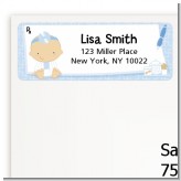 Little Doctor On The Way - Baby Shower Return Address Labels