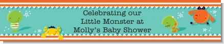 Little Monster - Personalized Baby Shower Banners