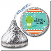 Little Monster - Hershey Kiss Birthday Party Sticker Labels