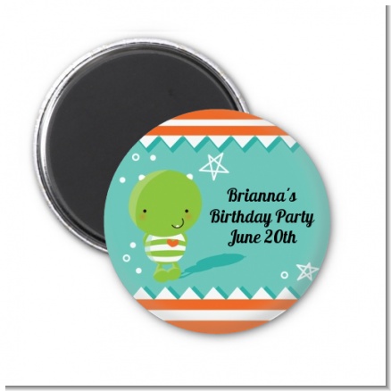 Little Monster - Personalized Baby Shower Magnet Favors